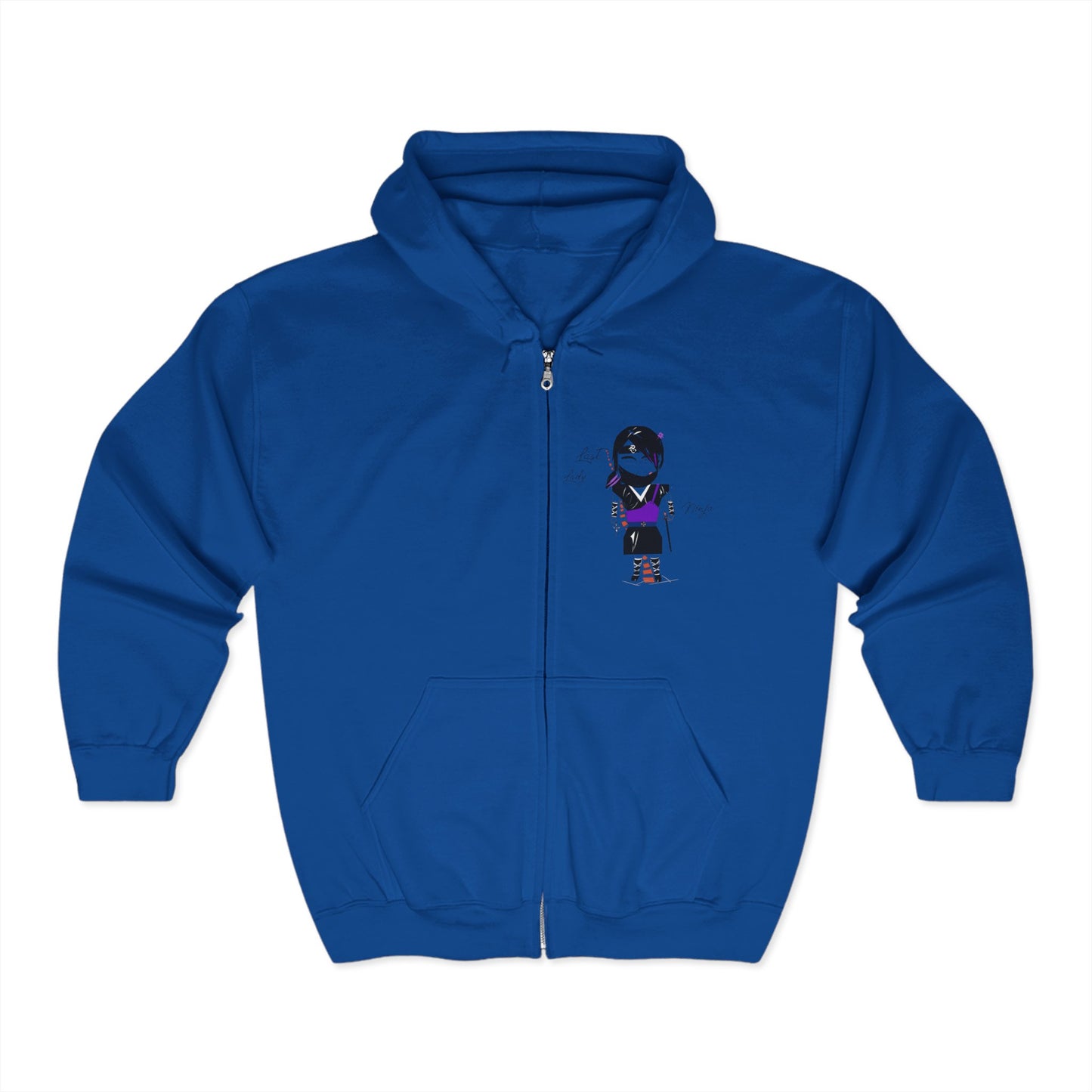 Cozy Lady Ninja Zip Hoodie – Women’s Soft Fleece | FunWearCode