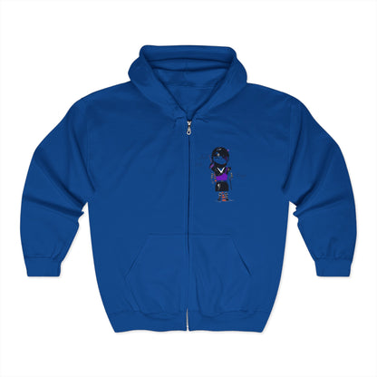 Cozy Lady Ninja Zip Hoodie – Women’s Soft Fleece | FunWearCode