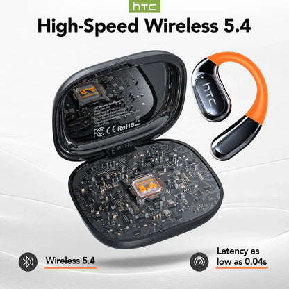 AI Translator Sports Wireless Earbuds - LCD Touch Screen Glowing Earhook | FunWearCode's Selection