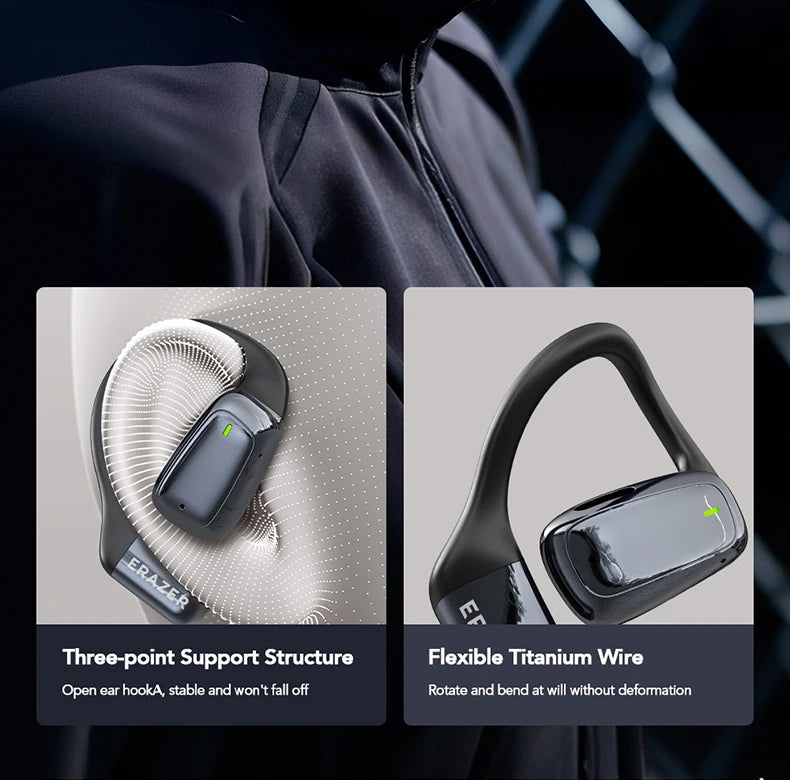 Écouteurs sans fil sport traducteur AI – Écrans tactiles LCD, écouteurs Bluetooth avec micro HD | Sélection FunWearCode