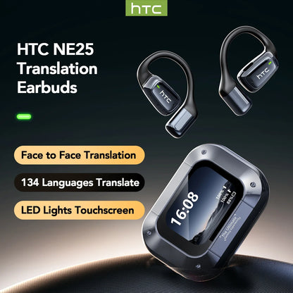 Écouteurs sans fil sport traducteur AI – Écrans tactiles LCD, écouteurs Bluetooth avec micro HD | Sélection FunWearCode