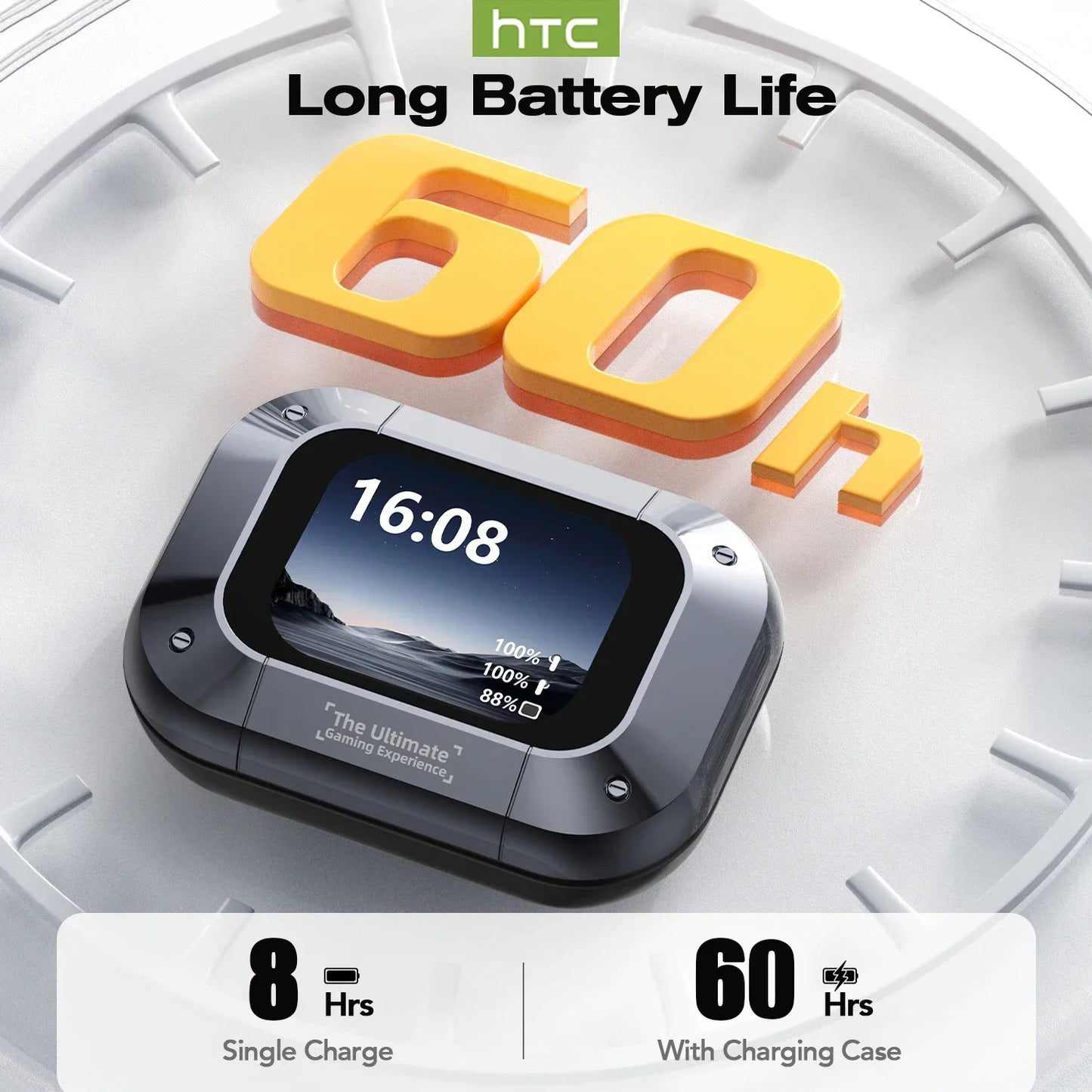 Écouteurs sans fil sport traducteur AI – Écrans tactiles LCD, écouteurs Bluetooth avec micro HD | Sélection FunWearCode