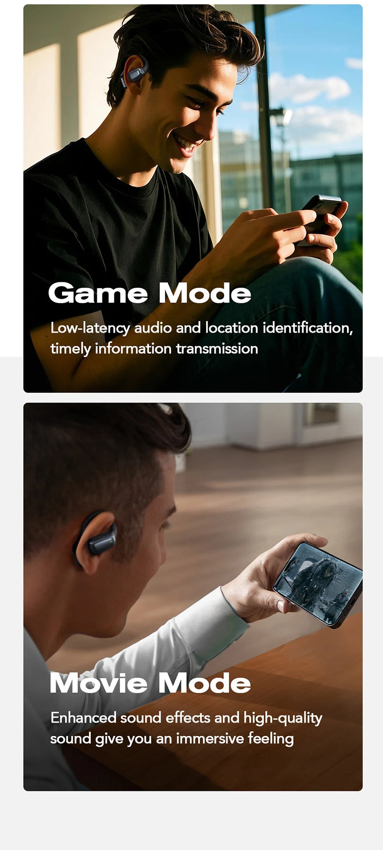 Écouteurs sans fil sport traducteur AI – Écrans tactiles LCD, écouteurs Bluetooth avec micro HD | Sélection FunWearCode