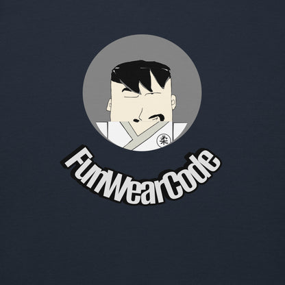 Judo Cartoon Graphic Hoodie – Fun Martial Arts | FunWearCode