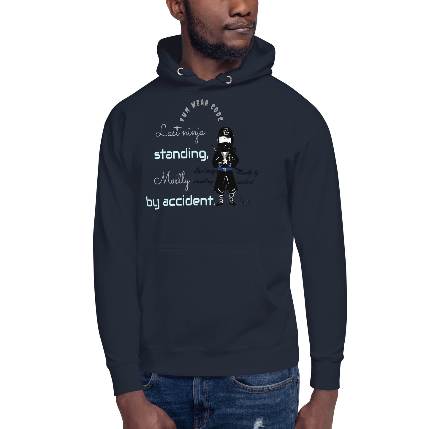 Premium Pullover Hoodie – Unique Whimsical Ninja Graphic Design | FunWearCode