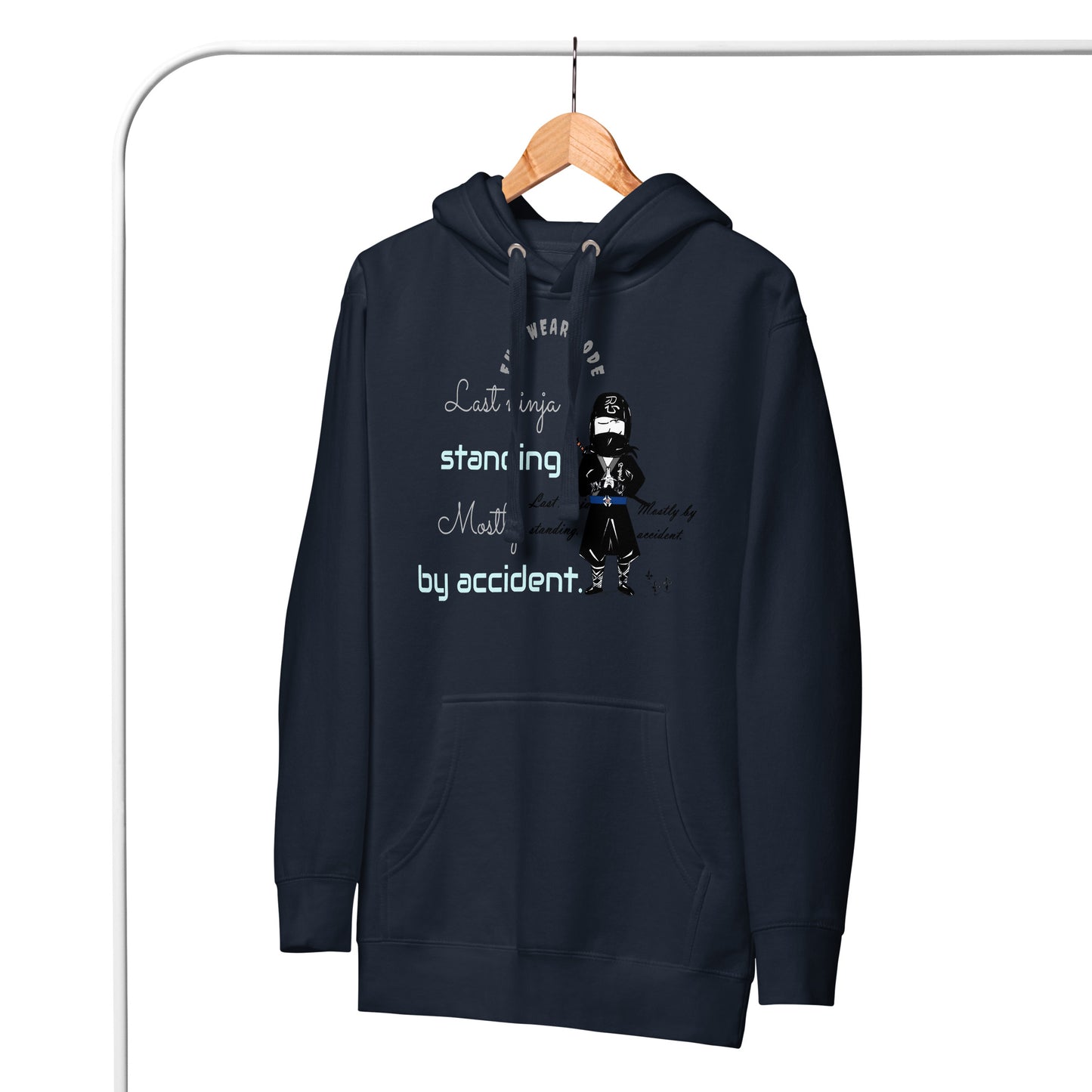 Premium Pullover Hoodie – Unique Whimsical Ninja Graphic Design | FunWearCode