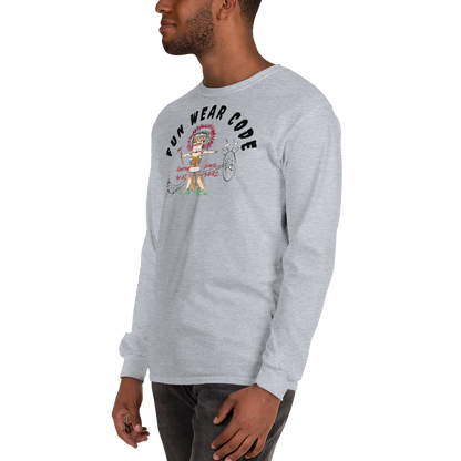Cozy Long Sleeve Sweatshirt – Special Edition American Indian Graphic Sweatshirt | FunWearCode
