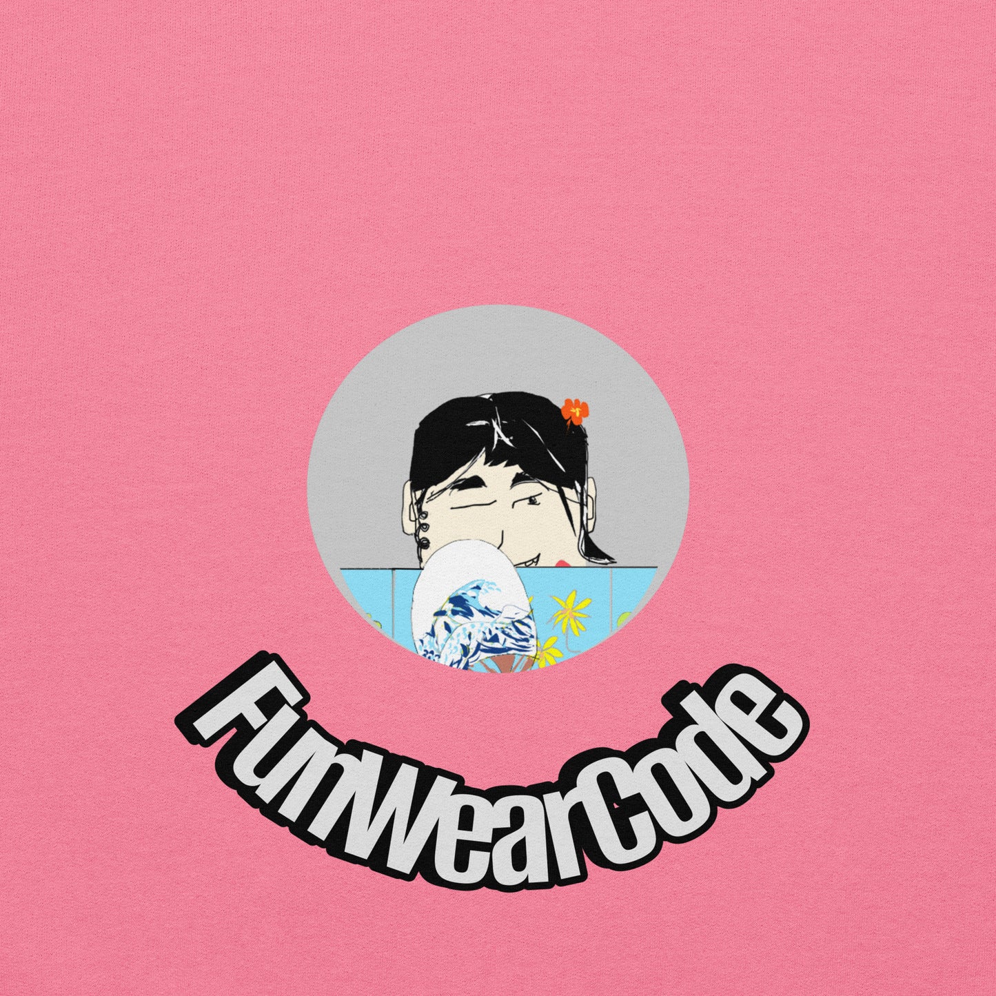 Unisex Japanese Yukata Graphic Hoodie – Fun Japanese Iconic Design | FunWearCode