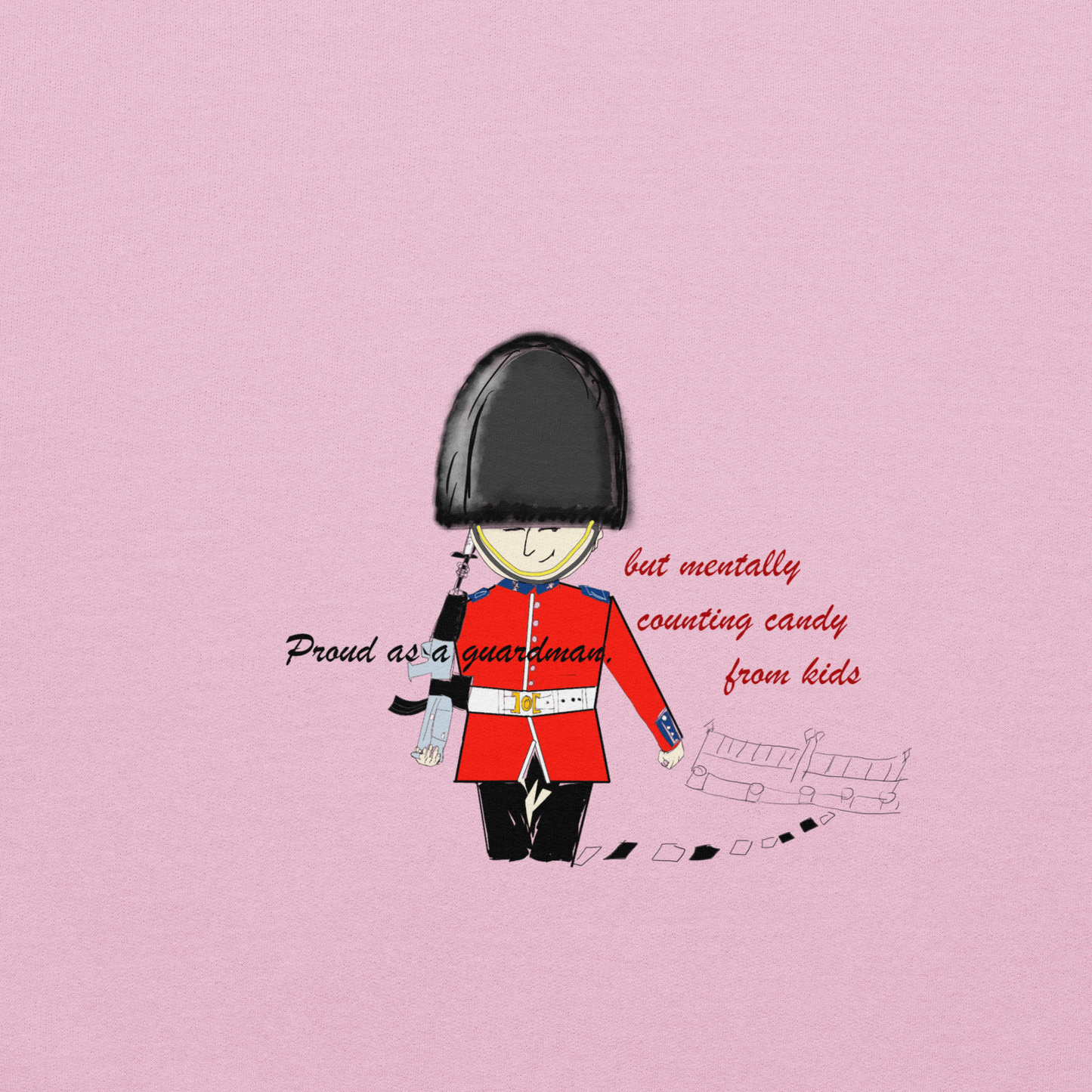 Unisex Heavy Blend Cozy Hoodie – Fun Royal Guardsman Sweatshirt | FunWearCode