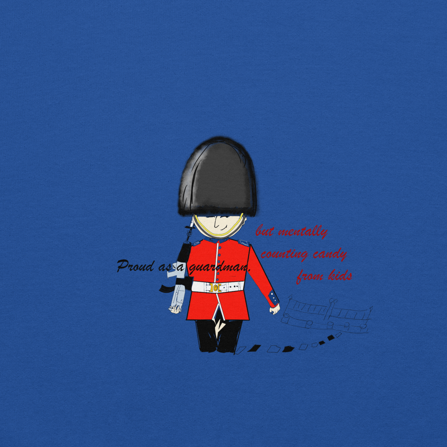 Unisex Heavy Blend Cozy Hoodie – Fun Royal Guardsman Sweatshirt | FunWearCode