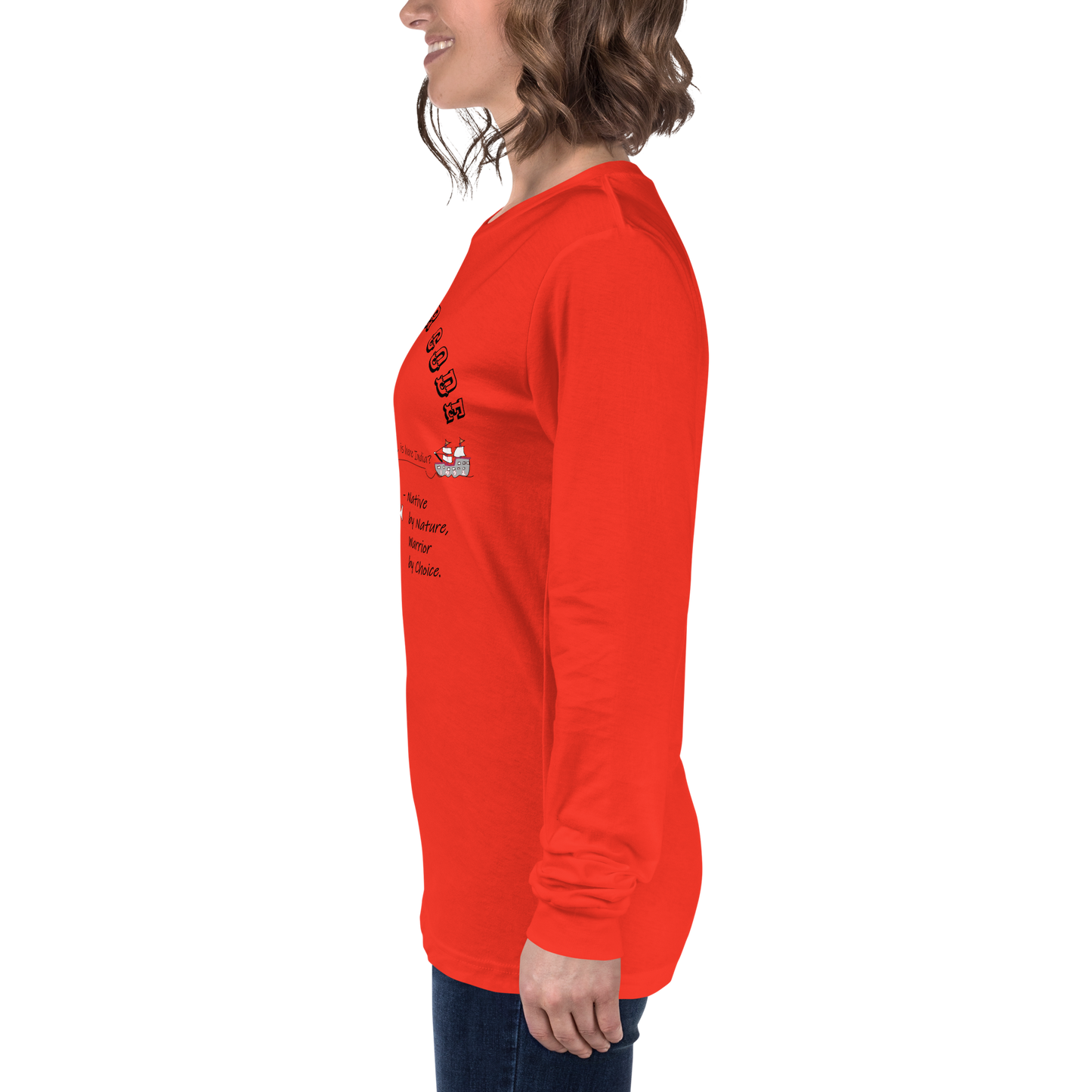 Cozy Long Sleeve Sweatshirt – Special Edition American Indian Graphic Sweatshirt | FunWearCode