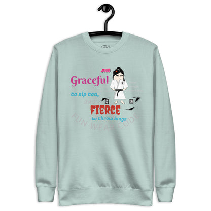 Judo Lady Long Sleeve Tee – Stylish Martial Arts Inspired Sweatshirt | FunWearCode