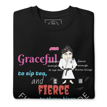 Judo Lady Long Sleeve Tee – Stylish Martial Arts Inspired Sweatshirt | FunWearCode