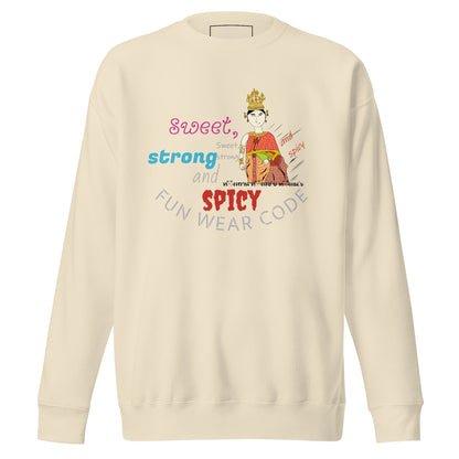 Premium Long Sleeve T-Shirt - Playful Thai Woman Graphic Tee | FunWearCode