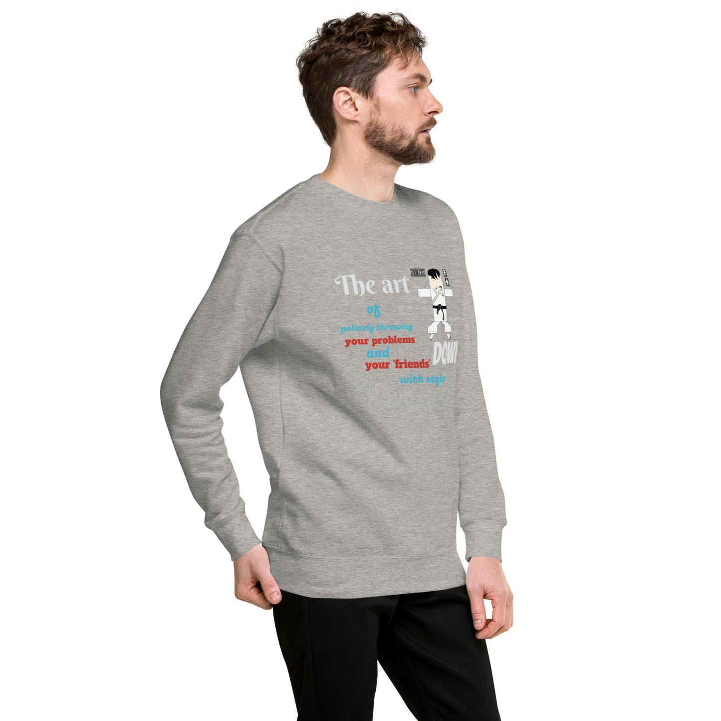 Judo Theme Long Sleeve Tee – Fun Martial Arts Shirt | FunWearCode