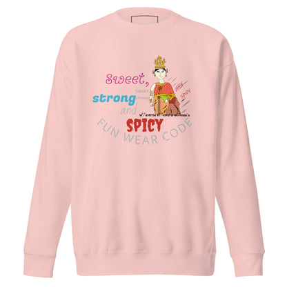 Premium Long Sleeve T-Shirt - Playful Thai Woman Graphic Tee | FunWearCode