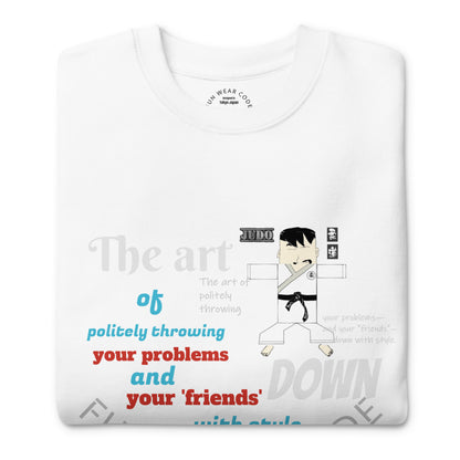 Judo Theme Long Sleeve Tee – Fun Martial Arts Shirt | FunWearCode