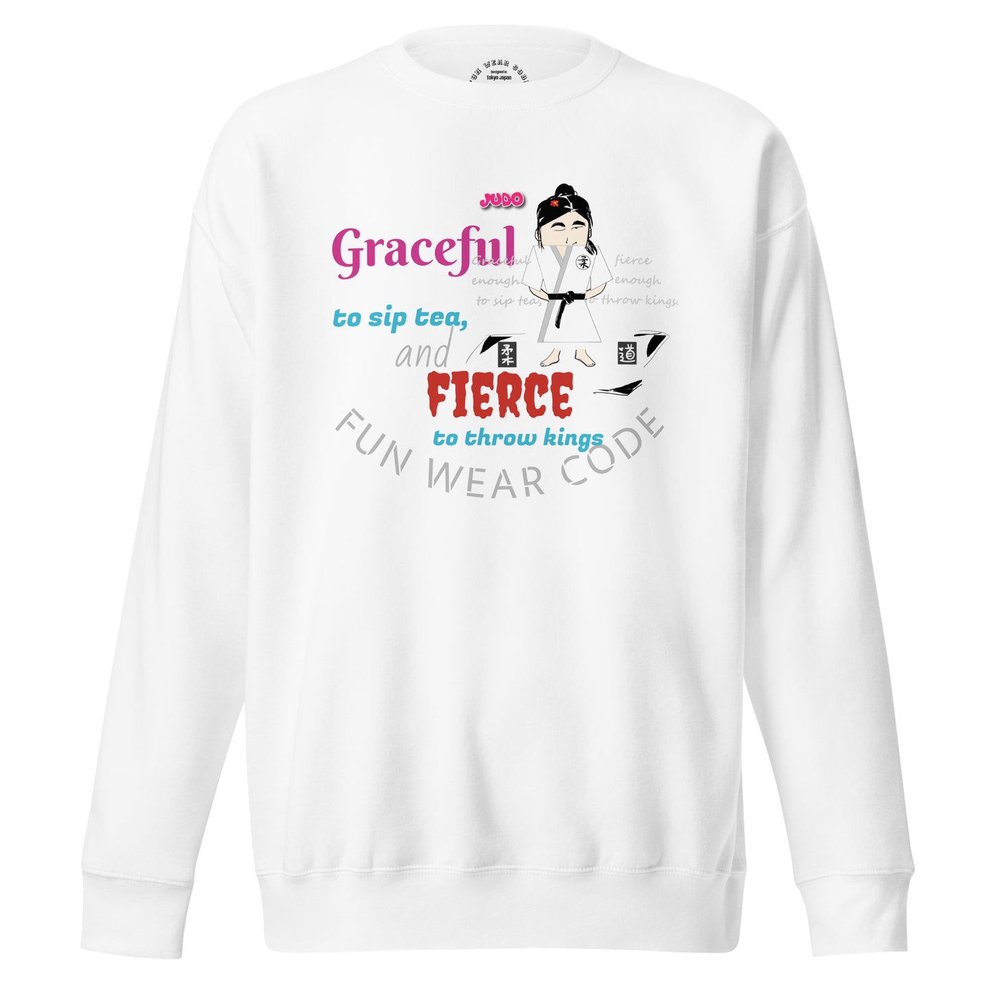 Judo Lady Long Sleeve Tee – Stylish Martial Arts Inspired Sweatshirt | FunWearCode