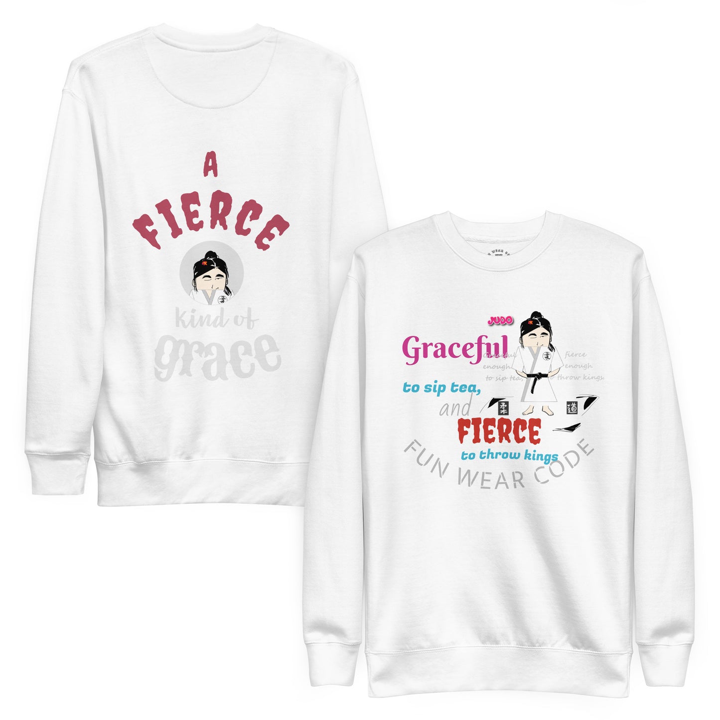 Judo Lady Long Sleeve Tee – Stylish Martial Arts Inspired Sweatshirt | FunWearCode