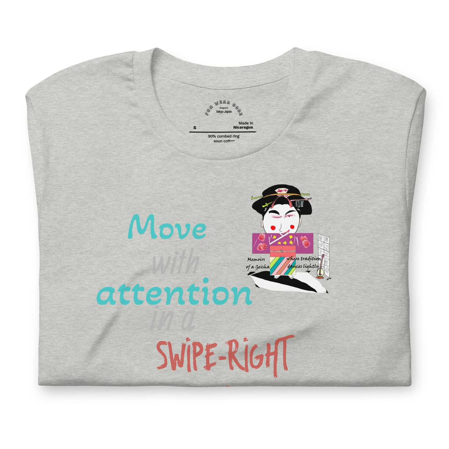 Unisex Fun Geisha T-Shirt - Vintage Japanese Iconic Tee | FunWearCode