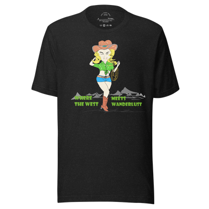 Cowgirl Graphic T-shirt - Classic American Style Tee for Fun-Loving Souls | FunWearCode