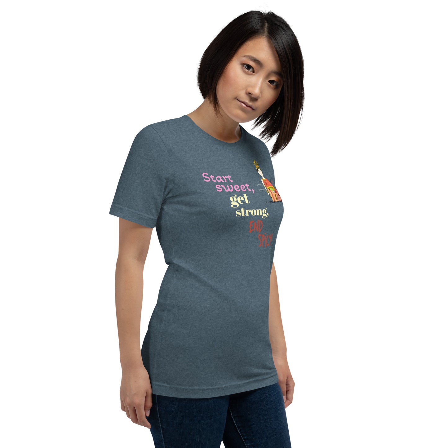 Fun Softstyle T-Shirt - Playful Thai Lady Graphic Tee | FunWearCode
