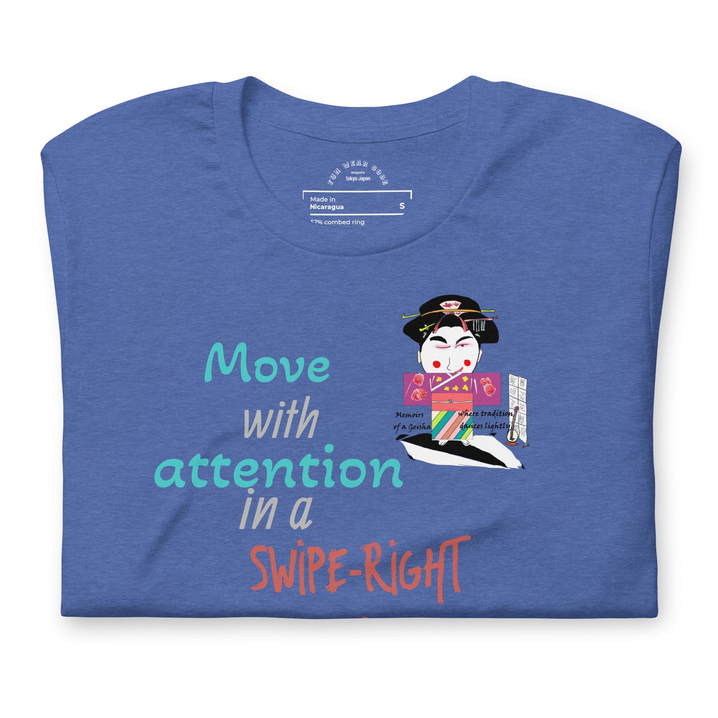 Unisex Fun Geisha T-Shirt - Vintage Japanese Iconic Tee | FunWearCode