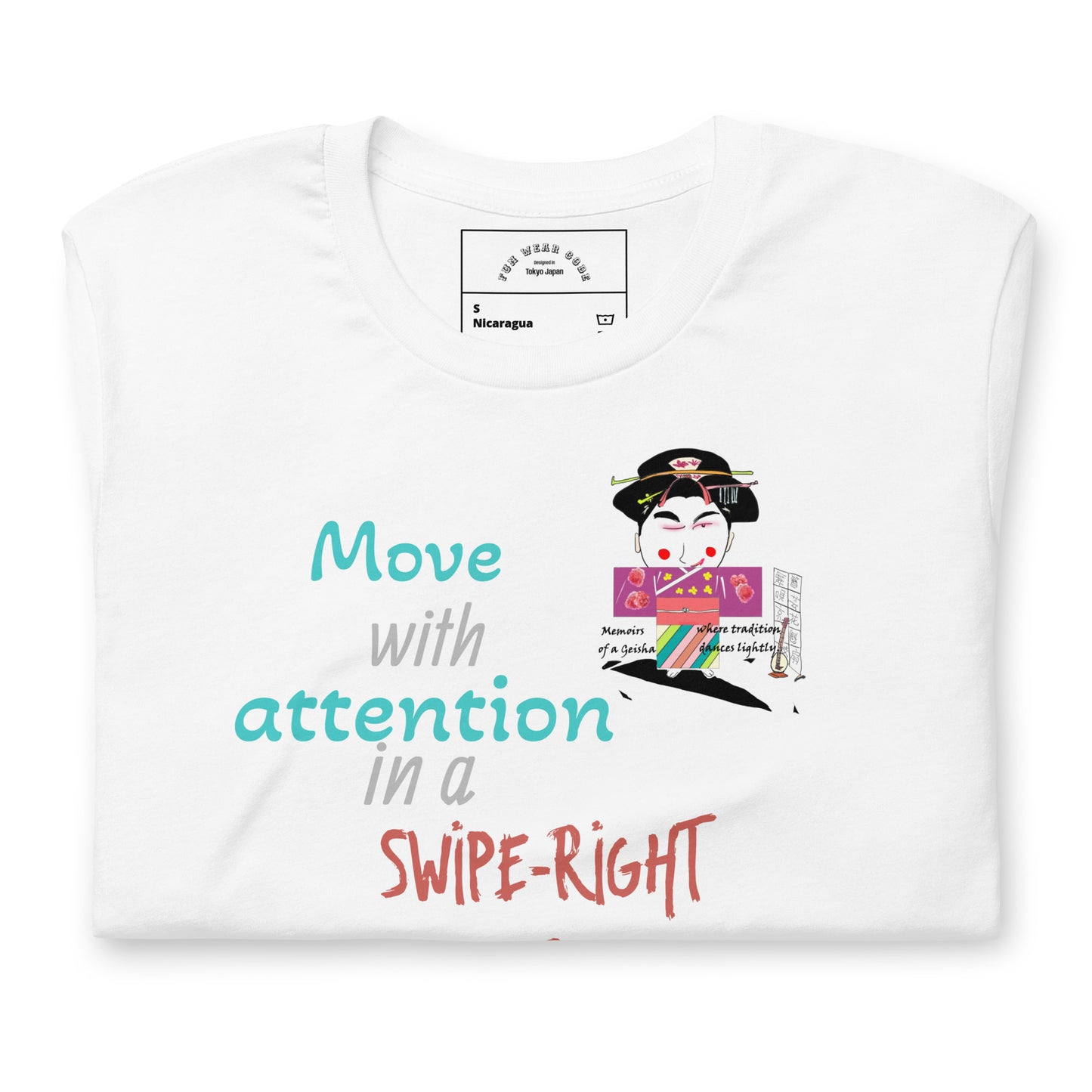 Unisex Fun Geisha T-Shirt - Vintage Japanese Iconic Tee | FunWearCode