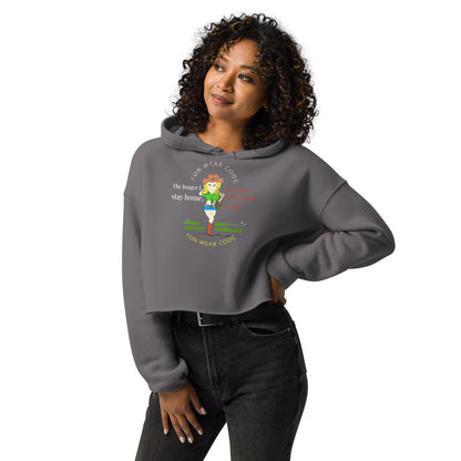 Trendy Cowgirl Crop Hoodie - Classic American Style for Fun-Loving Souls | FunWearCode