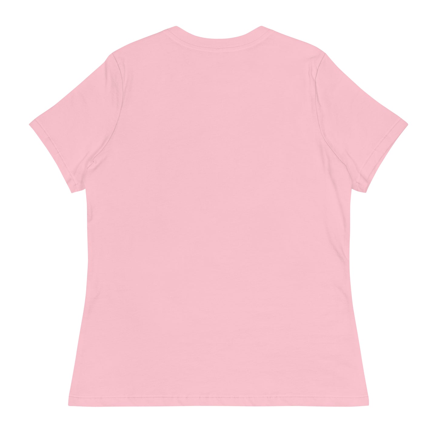 Plain pink t-shirt on a white background